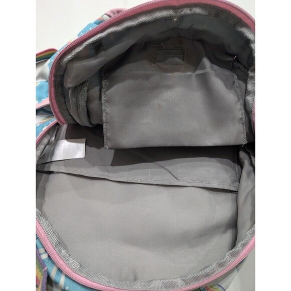 Pottery Barn Kids Mackenzie Backpack Aqua Unicorn Rainbow Parade Pink - Picture 4 of 7